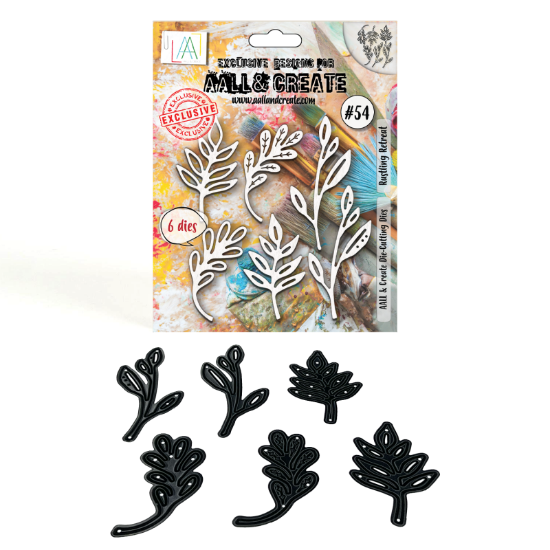 DI-054 - Die-Cutting Die Set - Rustling Retreat - AALL and Create 