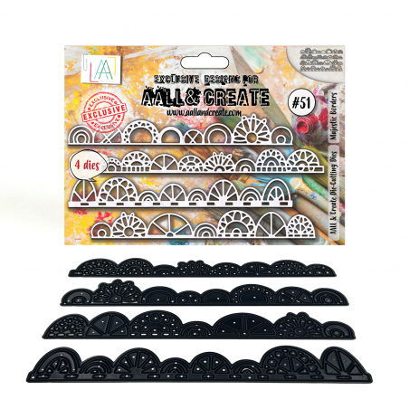 DI-051 - Die-Cutting Die Set - Majestic Borders - AALL and Create 