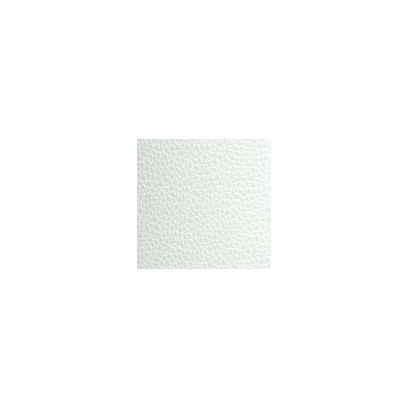 Feuille papier skivertex aspect cuir texturé bulles 30x30cm blanc 