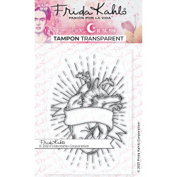 Tampon transparent officiel Frida Kahlo - Mon Coeur 