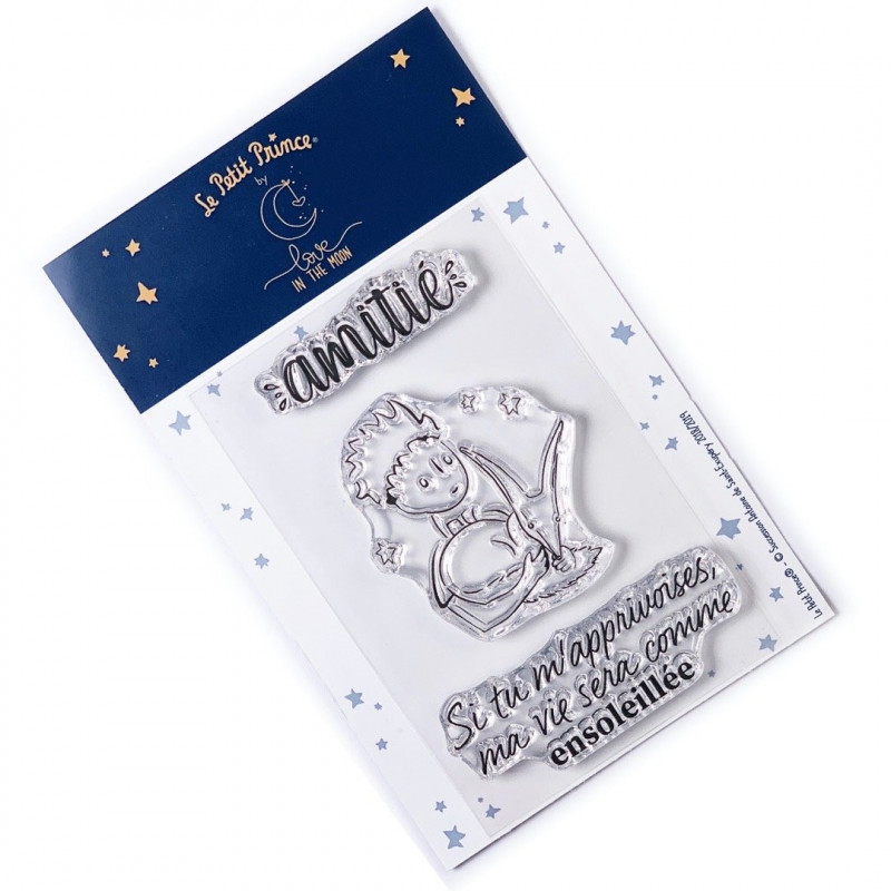 Tampons transparents officiels LE PETIT PRINCE - Amitié 