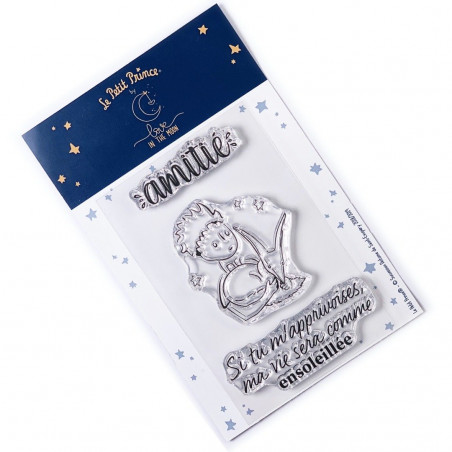 Tampons transparents officiels LE PETIT PRINCE - Amitié 