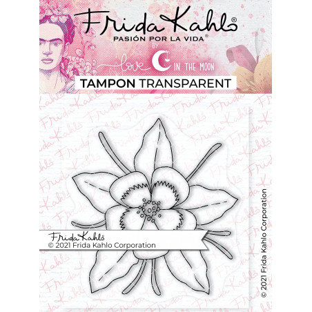 Tampon transparent officiel Frida Kahlo- Mélancolique ancolie - 2 