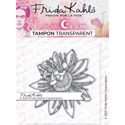 Tampon transparent officiel Frida Kahlo - Passion passiflore - 1 