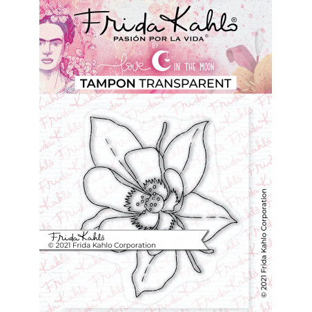 Tampon transparent officiel Frida Kahlo - Mélancolique ancolie - 3 