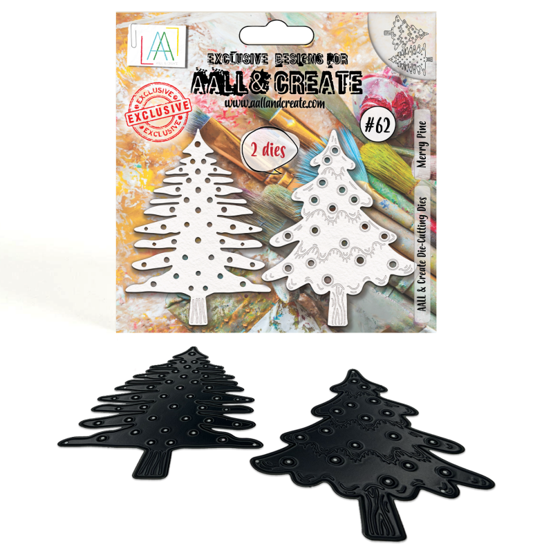 DI-062 - Die-Cutting Die Set - Merry Pine - AALL and Create 