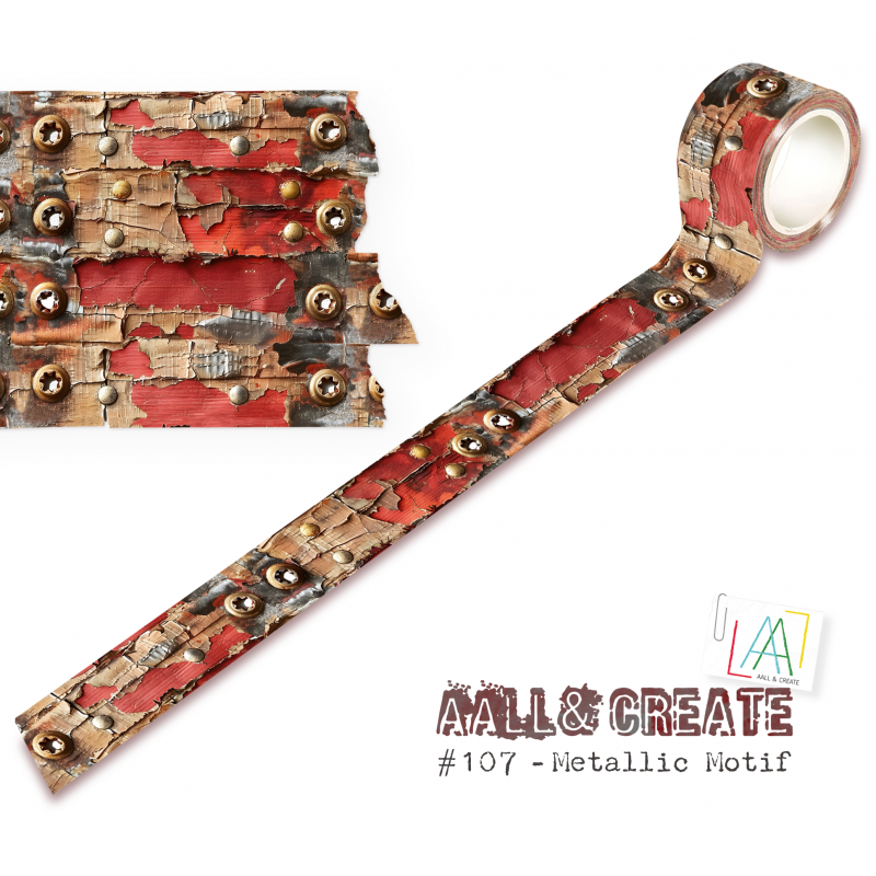 MT-107 - Masking Tape - Metallic Motif - AALL and Create 