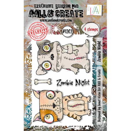 Tampon Clear - 1202 - Zombie Night - AALL and Create 