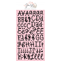 Alphabet puffy - Siempre Jane - Basiccrea 