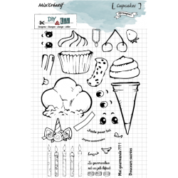 Tampon clear : Cupcakes - DIY and Cie 