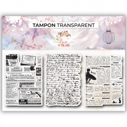 Tampons 3 tampons - Fonds écris - Love in the moon 