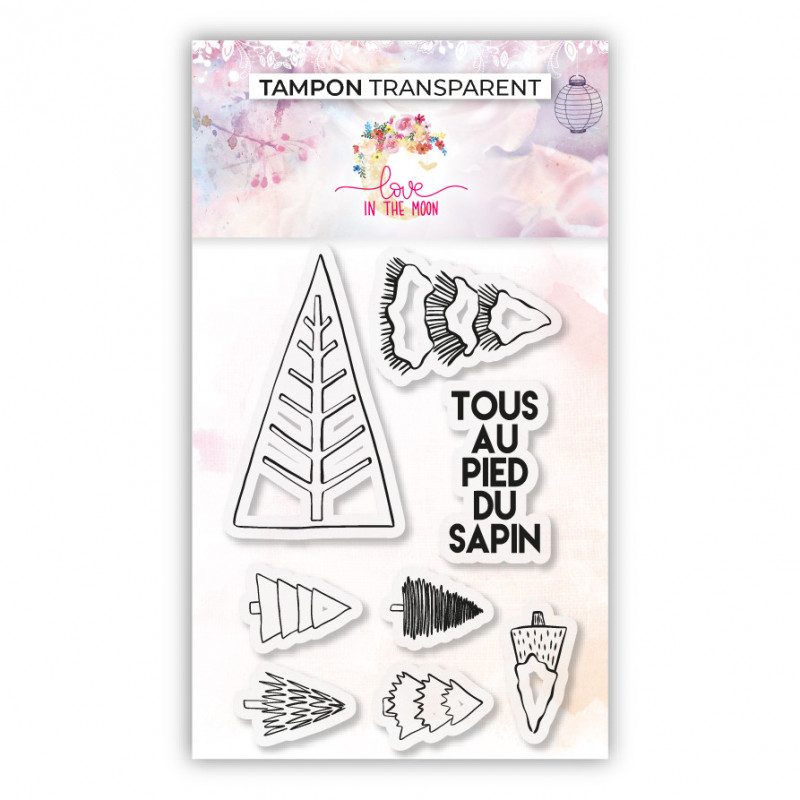 Tampons Clear - Tous au pied du sapin - Love in the Moon 