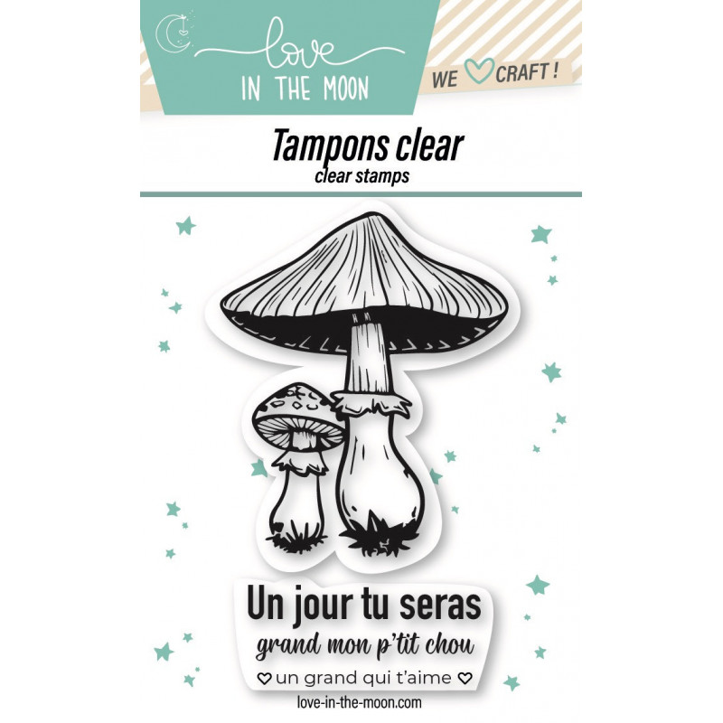 Planche de tampons - Un grand qui t'aime - Love in the Moon 