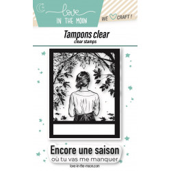 Planche de tampons - Tu me manques - Love in the Moon 