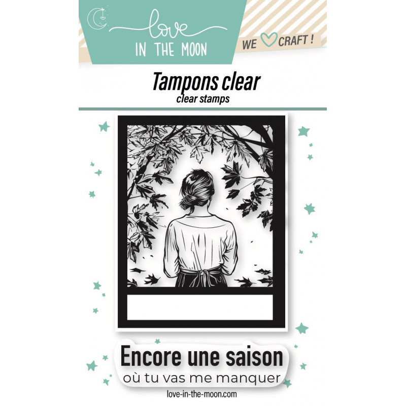 Planche de tampons - Tu me manques - Love in the Moon 