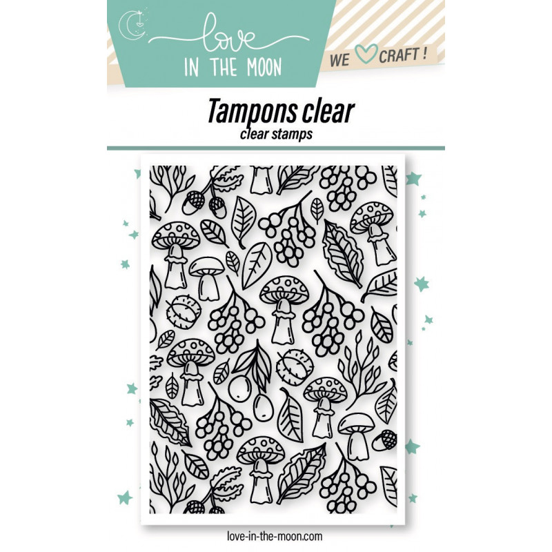 Planche de tampons - Texture automne - Love in the Moon 