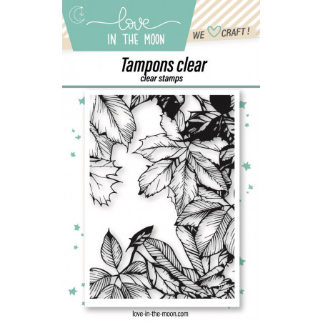 Planche de tampons - Texture feuilles - Love in the Moon 