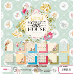 Paper pad 12x12 MY PRETTY LITTLE HOUSE - BasicCréa 