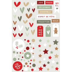 Stickers Merry little christmas - HA PI Little Fox 