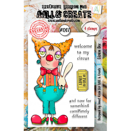 Tampon Clear - 1207 - Clown Dee - AALL and Create 