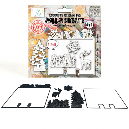 DI-074 - Die-Cutting Die Set - Snowland - AALL and Create 