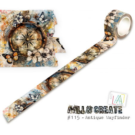 MT-115 - Masking Tape - Antique Wayfinder - AALL and Create 