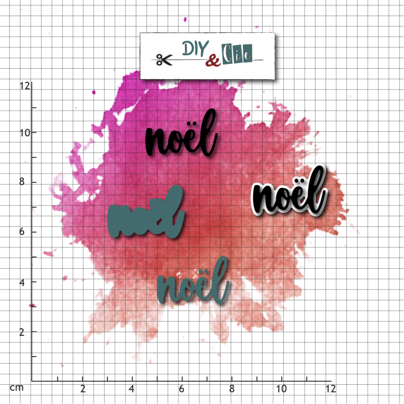 Duo die-tampon clear : Noel - DIY and Cie 