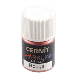 Cernit Sparkling 3 g Rouge METALLIC 