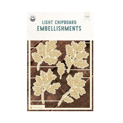 Light chipboard embellishments Into the Woods 06, 4x6', 8pcs - P13 