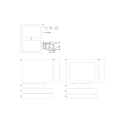 3D light chipoard base Into the Woods - Cabinet, 12x12', 1set - P13 