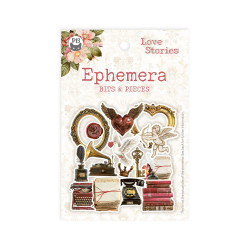 Ephemera set Love Stories, 15pcs -P13 