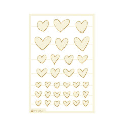 Light chipboard embellishments Love Stories 04, 4x6', 32pcs -P13 