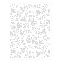 Carpeta de embossing flores NORTH - BasicCréa 