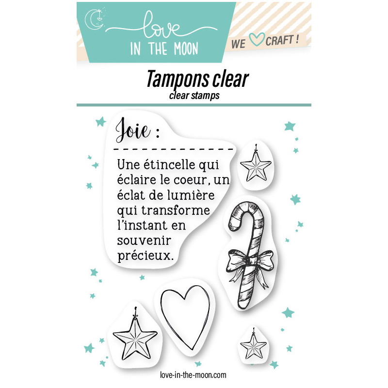 Planche de tampons - Joie - Love in the Moon 