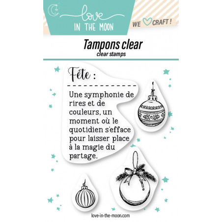 Planche de tampons - Fête - Love in the Moon 