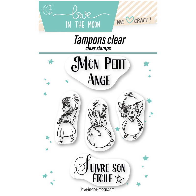 Planche de tampons - Mon petit ange - Love in the Moon 