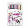 Tombow ABT Dual Brush Pen Set Kit MANGA 2