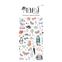 Puffy Stickers MARY - Basic Créa 