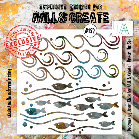 AALL and Create Stencil - 152 - Under the Sea 