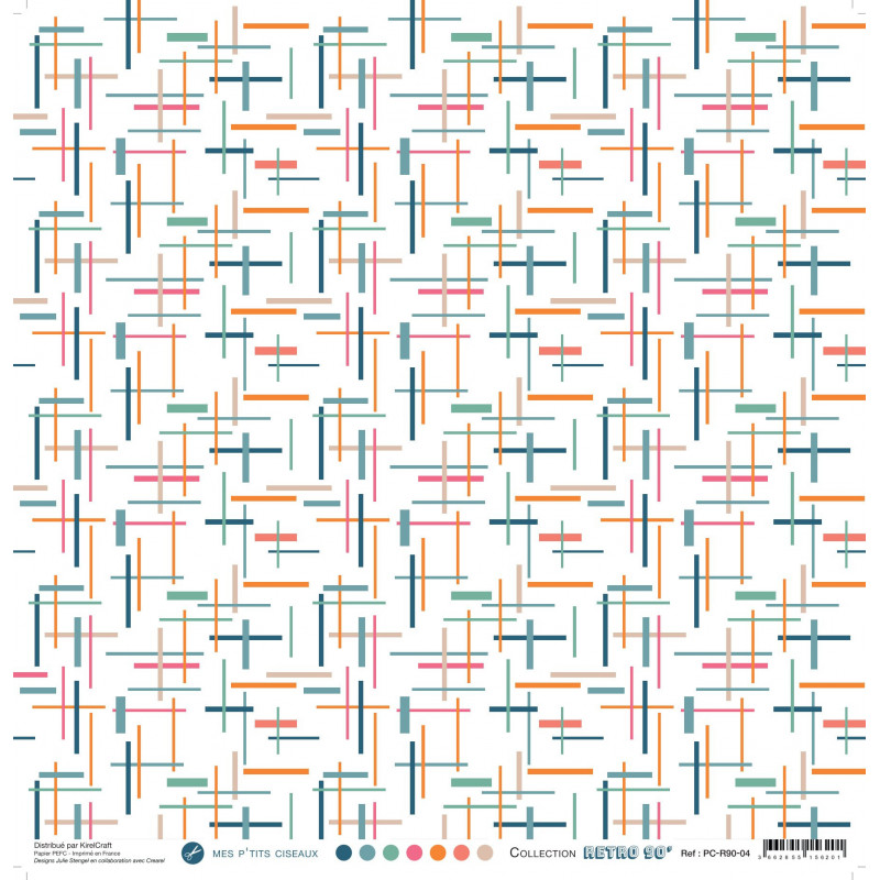 Retro 90' papier 4 - Mes Ptits Ciseaux 
