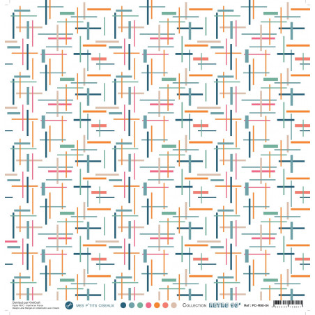 Retro 90' papier 4 - Mes Ptits Ciseaux 