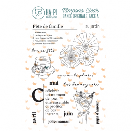 Tampons clear Les beaux jours - HA PI Little Fox 