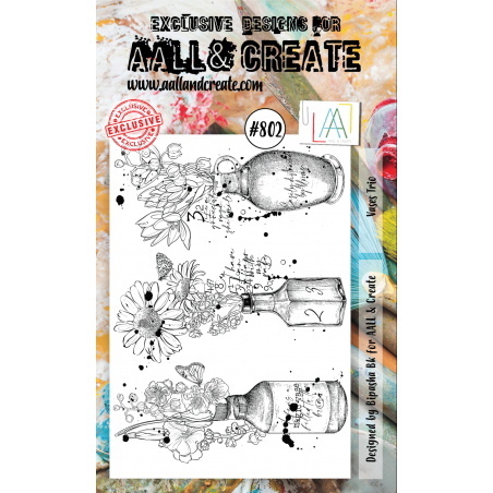 AALL and Create Stamp Set - 802 - Vases Trio 