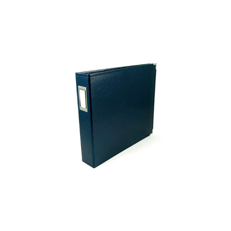 "We R Makers • Classic Leather Ring Album
Navy 30,5x30,5cm" 