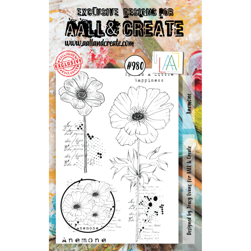 AALL and Create 980 - A6 Stamp Set - Anemone 