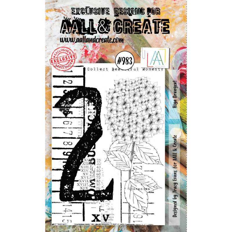 AALL and Create 983 - A6 Stamp Set - Hiya Drangea! 