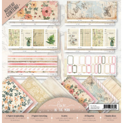 Set Papiers Scrapbooking - Printemps Charmant - Love in the Moon 