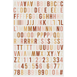 Alphabet relief Le scrap & moi - HA PI Little Fox 