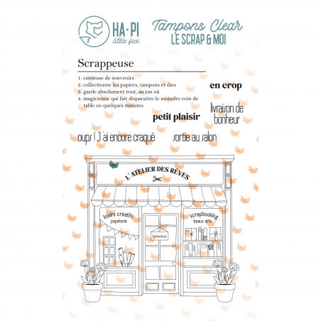 Tampons clear Scrappeuse - HA PI Little Fox 