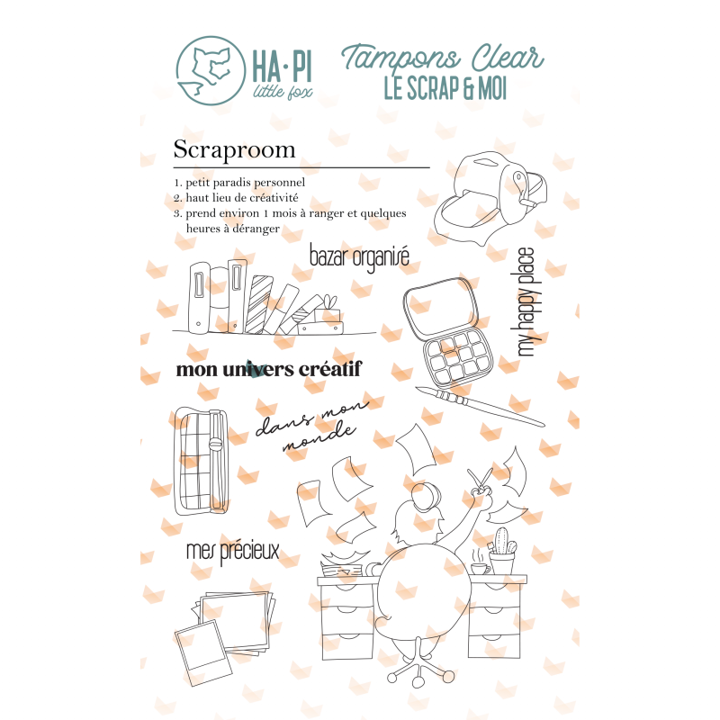 Tampons clear Scraproom - HA PI Little Fox 